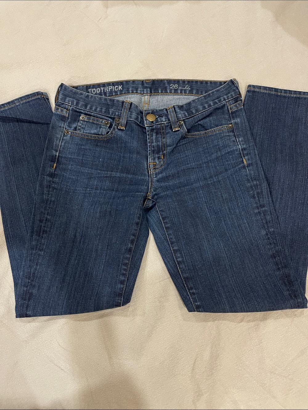 J.Crew 🇺🇸 Dark Blue TOOTHPICK Bootcut Jeans